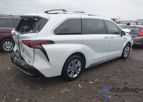 2024 Toyota Sienna Platinum из США, поврежденный, VIN 5TDESKFC3RS128272
